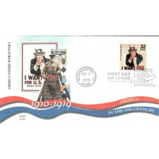 #3183i World War I Fleetwood FDC