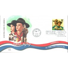 #3183j Boy / Girl Scouts Fleetwood FDC