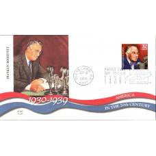 #3185a Franklin D. Roosevelt Fleetwood FDC