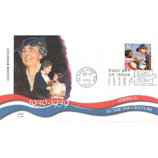 #3185d Eleanor Roosevelt Fleetwood FDC