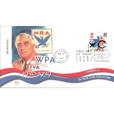 #3185e FDR's New Deal Fleetwood FDC