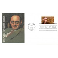 #3221 Stephen Vincent Benet Fleetwood FDC