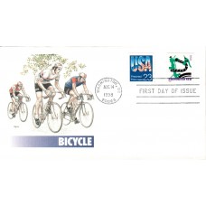 #3229 Green Bicycle Fleetwood FDC