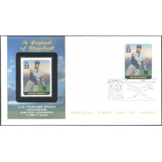 #3408i Walter Johnson Fleetwood FDC