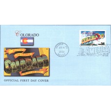 #3566 Greetings From Colorado Fleetwood FDC