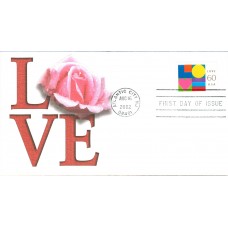 #3658 Love - Heart Fleetwood FDC