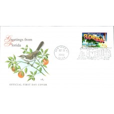 #3704 Greetings From Florida Fleetwood FDC