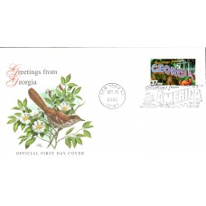 #3705 Greetings From Georgia Fleetwood FDC