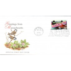 #3716 Greetings From Massachusetts Fleetwood FDC