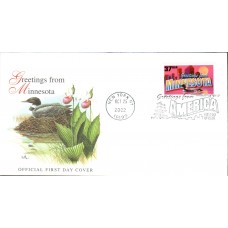 #3718 Greetings From Minnesota Fleetwood FDC