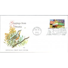 #3722 Greetings From Nebraska Fleetwood FDC