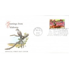#3731 Greetings From Oklahoma Fleetwood FDC