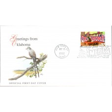 #3731 Greetings From Oklahoma Fleetwood FDC