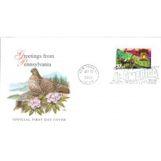 #3733 Greetings From Pennsylvania Fleetwood FDC