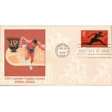 #3863 Athens Summer Olympics Fleetwood FDC