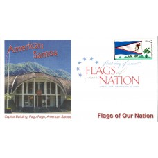 #4276 FOON: American Samoa Flag Fleetwood FDC