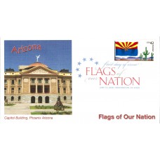 #4277 FOON: Arizona Flag Fleetwood FDC