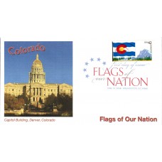 #4280 FOON: Colorado Flag Fleetwood FDC