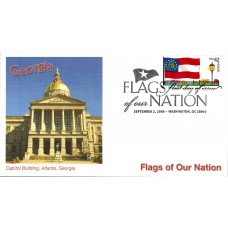 #4285 FOON: Georgia Flag Fleetwood FDC