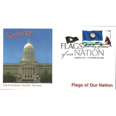 #4293 FOON: Kentucky Flag PNC Fleetwood FDC