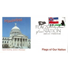 #4300 FOON: Mississippi Flag Fleetwood FDC