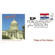 #4301 FOON: Missouri Flag Fleetwood FDC