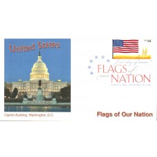 #4302 FOON: US Flag Fleetwood FDC