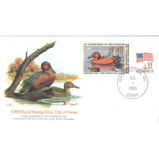 #RW52 Cinnamon Teal Fleetwood FDC