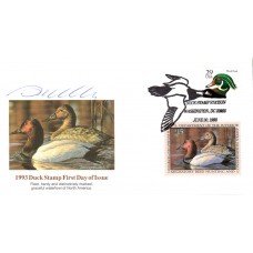 #RW60 Canvasbacks Artist Signed Fleetwood FDC