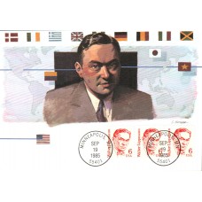 #1849 Walter Lippmann Maxi FDC