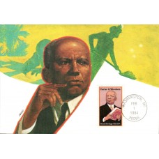 #2073 Carter G. Woodson Maxi FDC