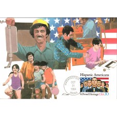 #2103 Hispanic Americans Maxi FDC