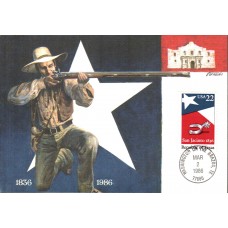 #2204 Republic of Texas Maxi FDC