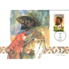 #2249 Jean Baptiste Pointe du Sable Maxi FDC