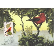 #2306 Scarlet Tanager Maxi FDC