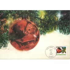 #2368 Christmas Ornament Maxi FDC