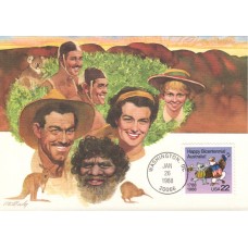 #2370 Australia Bicentennial Maxi FDC