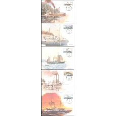 #2405-09 Steamboats Maxi FDC Set