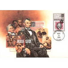 #2410 World Stamp Expo Maxi FDC