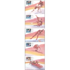 #2611-15 Winter Olympics Maxi FDC Set