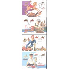 #2711-18 Christmas Toys Maxi FDC Set