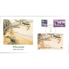 Birds of Wisconsin Fleetwood/Audubon FDC