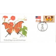 TX Ruddy Daggerwing Butterfly Cover