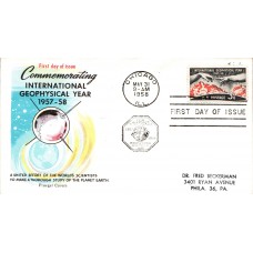 #1107 International Geophysical Year Fluegel FDC