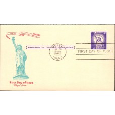 #UY17 Statue of Liberty Fluegel FDC