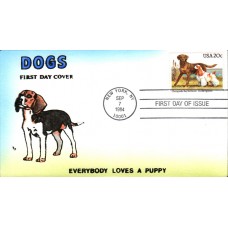 #2099 C. Bay Retriever - Cocker Spaniel Foust FDC