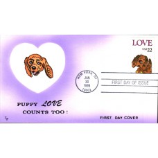 #2202 LOVE - Puppy Foust FDC