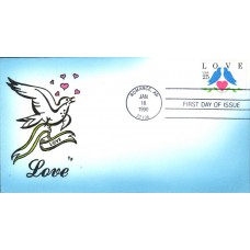 #2440 Love - Birds Foust FDC