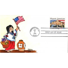 #2103 Hispanic Americans Fox FDC