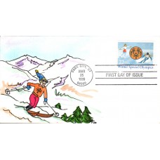 #2142 Winter Special Olympics Fox FDC